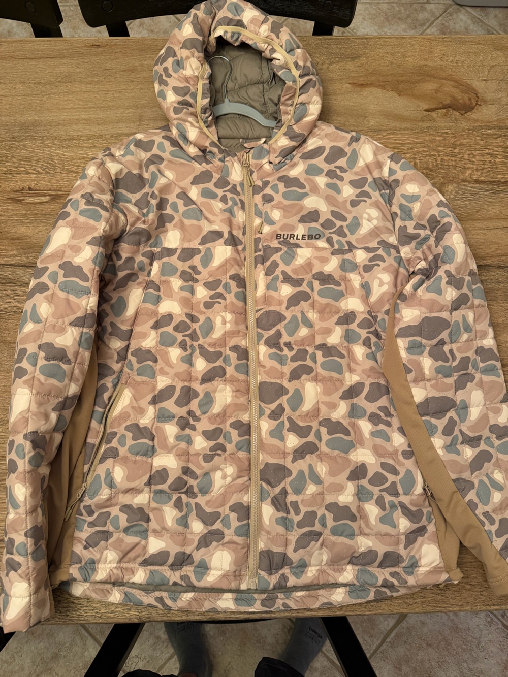 BURLEBO puffer jacket pintail camo new